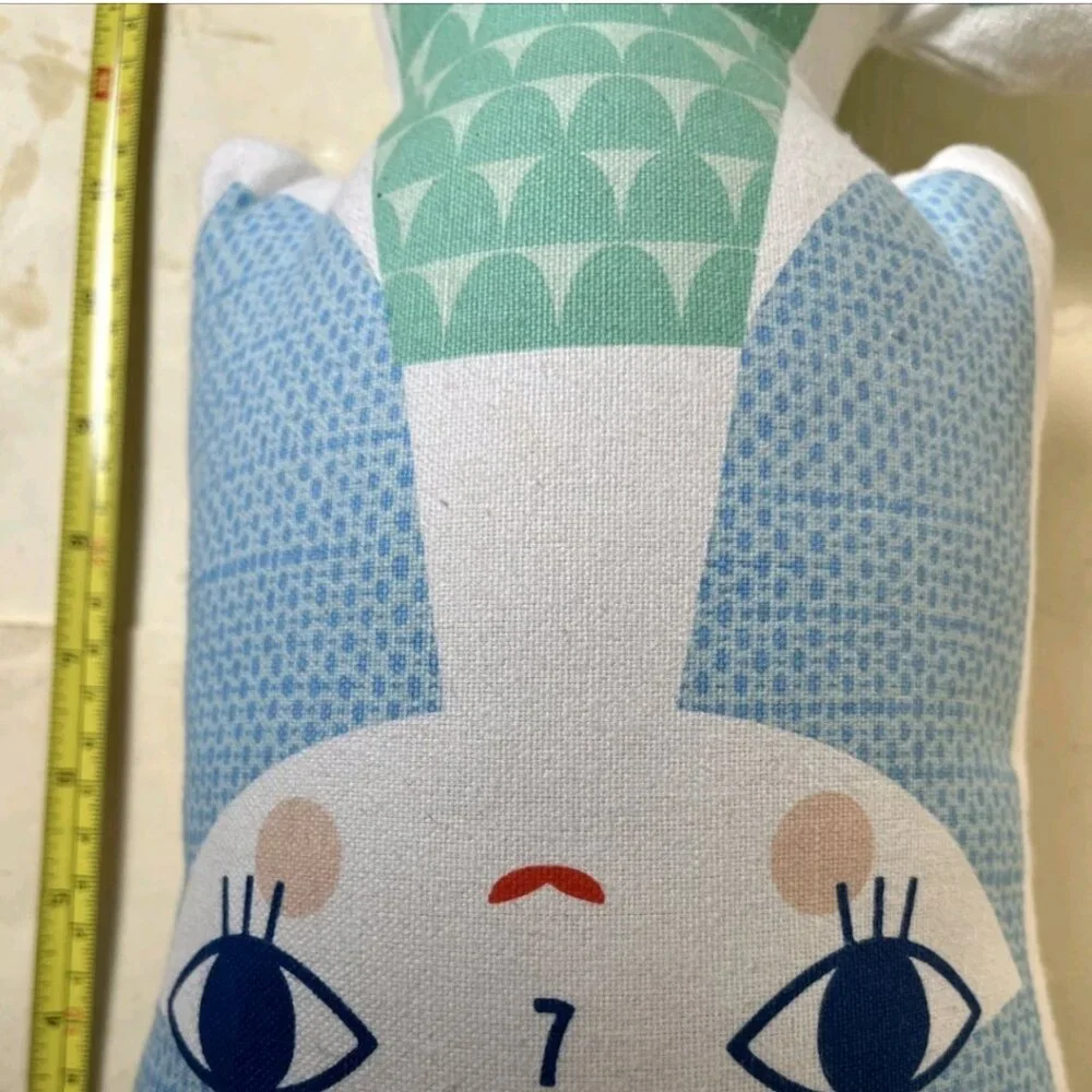 Petit Monkey Mermaid Plush Pillow 14” Kids Room Decor Soft Toy
